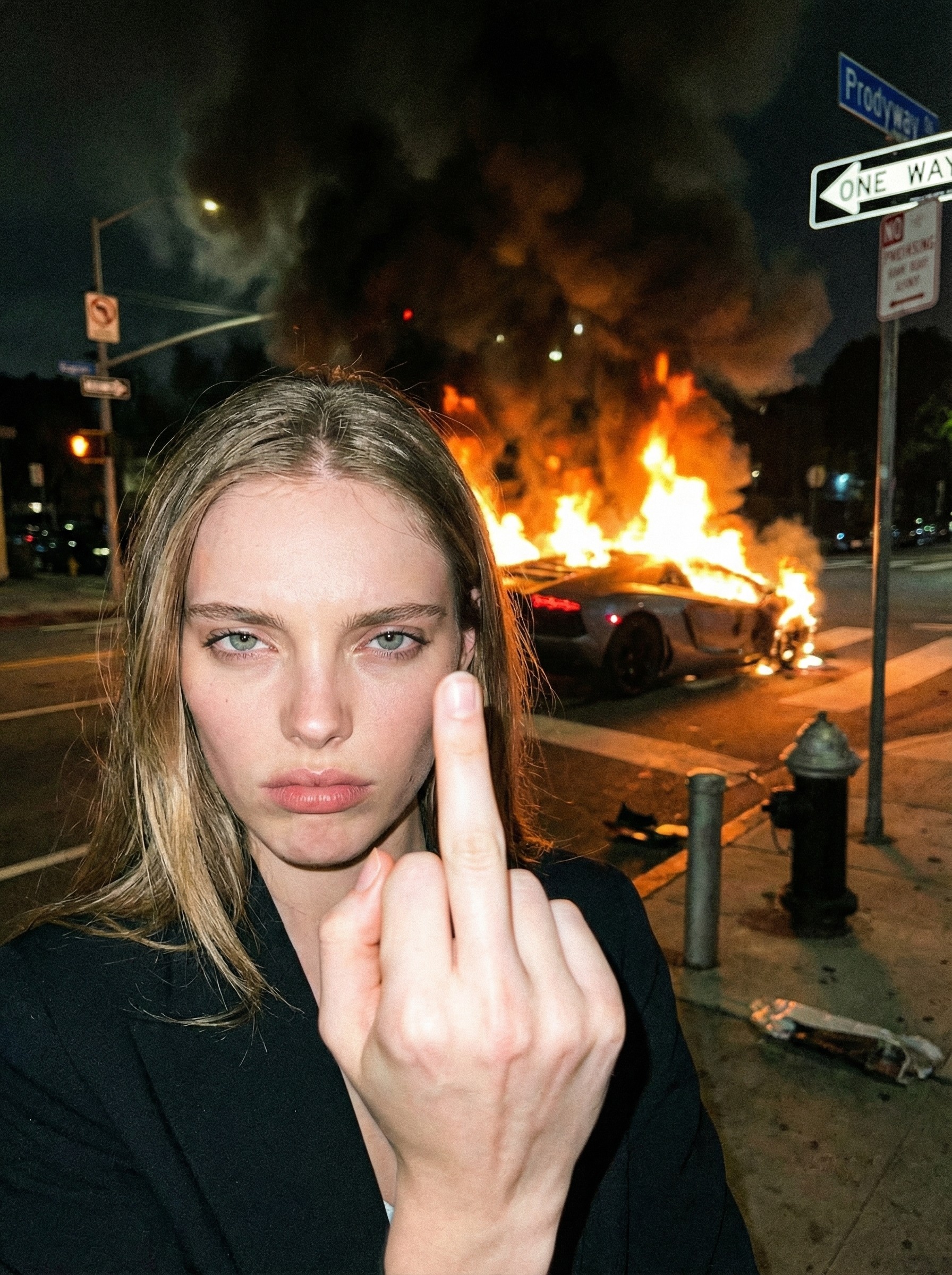 Burning Lamborghini — вариант 2