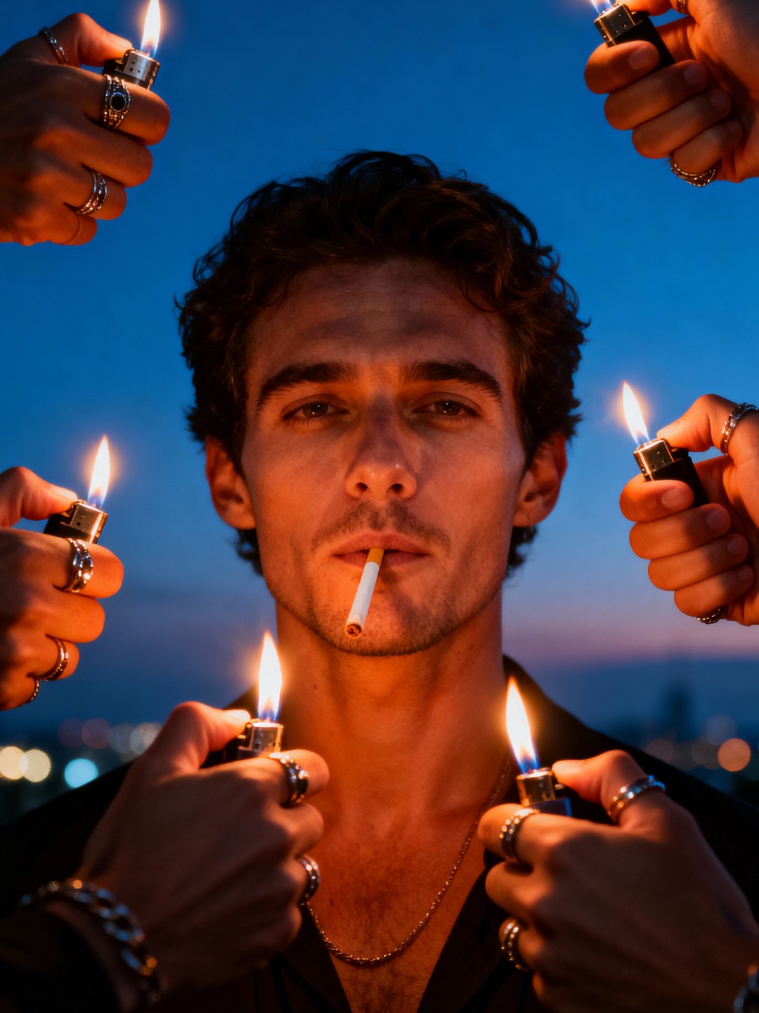 Night-time portrait — вариант 1