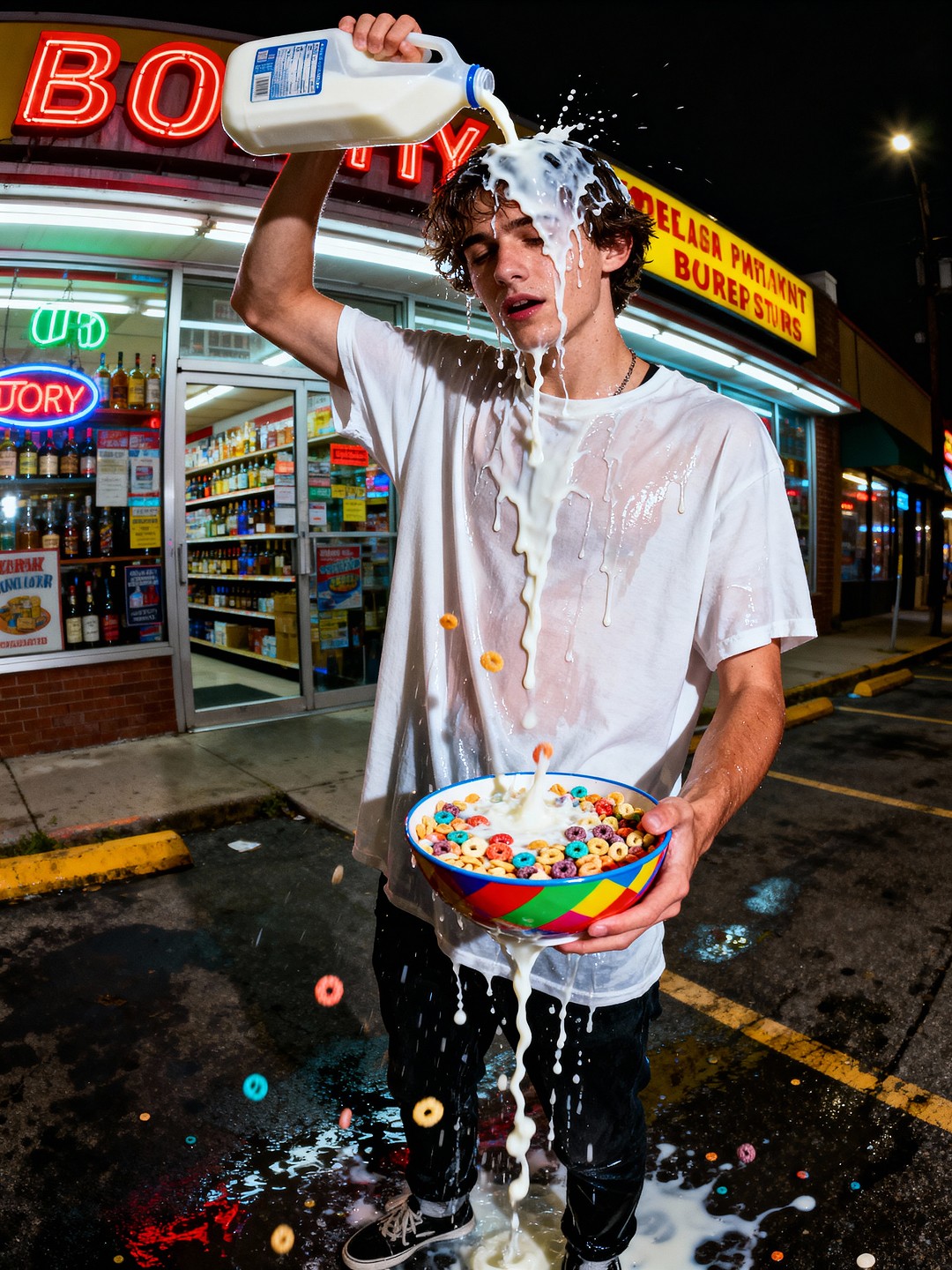 Splashing milk — вариант 1