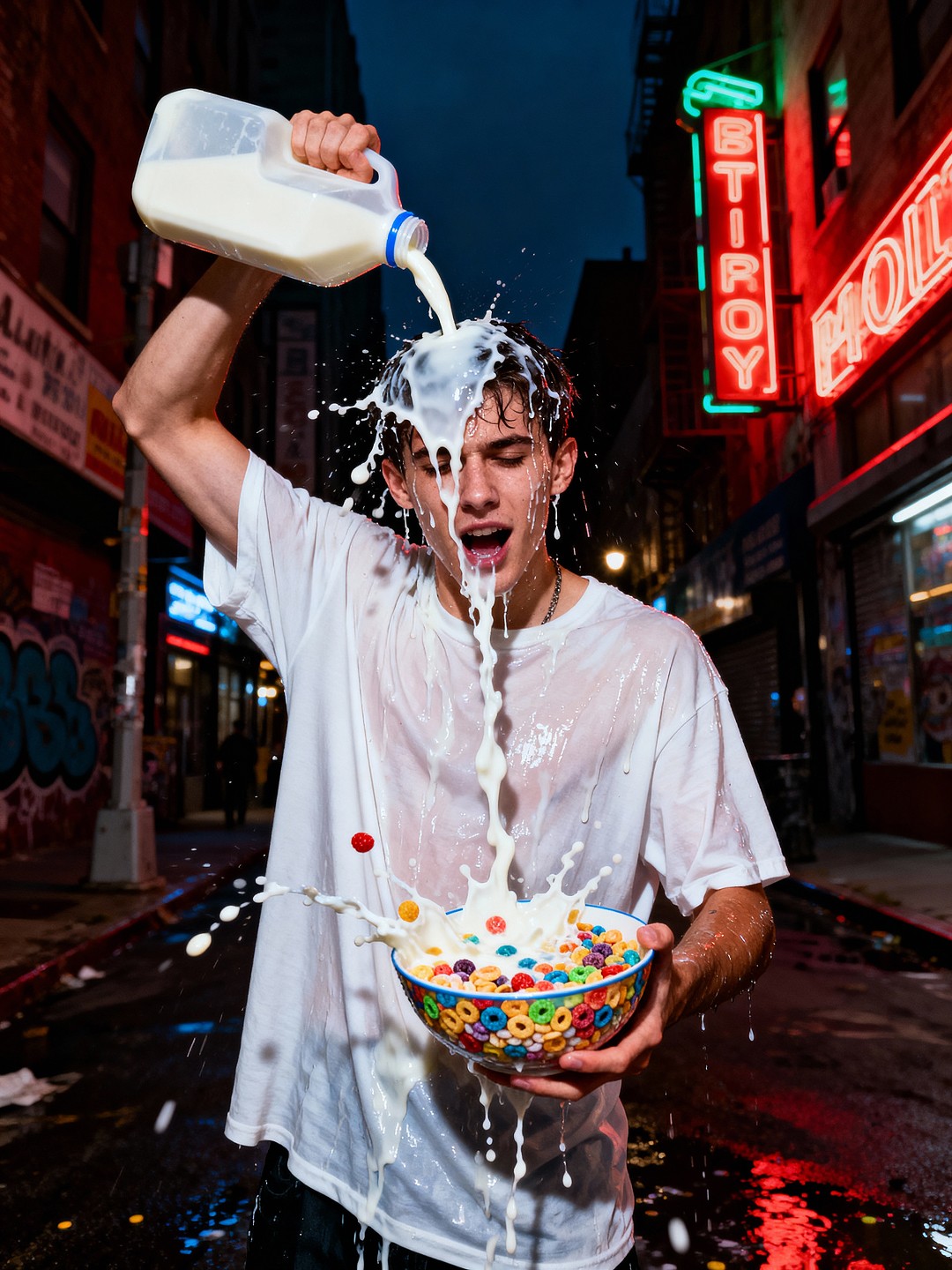 Splashing milk — вариант 2